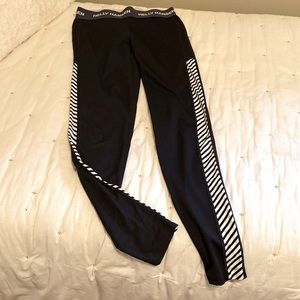 Helly Hansen Base Layer in Black with White stripes. Large Regular.